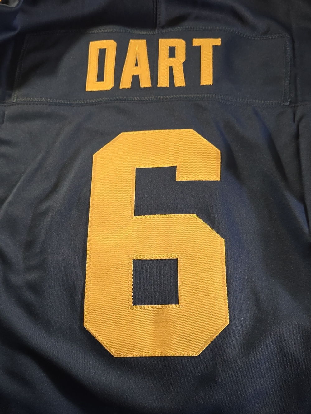 New York Giants Jaxson Dart Jersey NWT XL